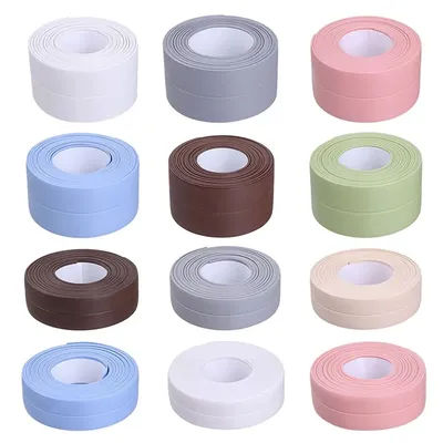 Caulk Tape Kitchen Sealant Strip Bathroom Self Adhesive Shower Tile Sealer Household Mildew-proof Tub Countertop Sealing Tape