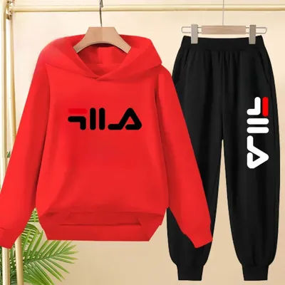 Kids Leisure Letter Print 2pcs Hoodie+Pants Tracksuits 3-13 Years Boys Girls Spring Autumn Outfits Streetwears Children Clothes