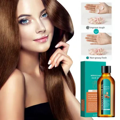 100ml Moroccan Argan Treatment Oil For Luxurious Hair Care And Repair, Extra Strength Treatment For Split Ends, Frizzy Hair