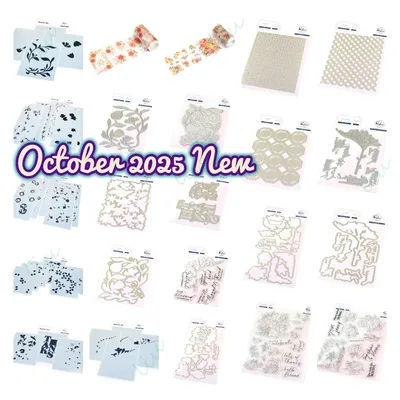 Flourish & Glow Full Release Bundle Metal Cutting Dies Stamps Stencils Hot Foil DIY Photo Album Washi Handmade 2025 October New