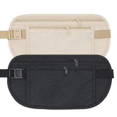 Close-Fitting Sports Waist Bag, Outdoor Running Waist Bag, Multi-Functional Ultra-Thin Invisible Mobile Phone Waist Bag