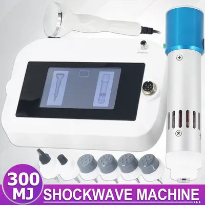 New Shockwave Therapy Machine Ultrasonic For Effective ED Treatment And Body Pain Relief 300MJ Professional Shock Wave Massager