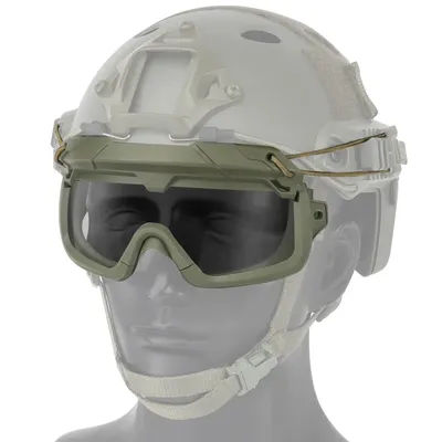Lunettes de casque tactique rapide pour hommes, lunettes de protection Airsoft Paintball, lunettes de soleil de sport, coupe-vent, Anti-buée