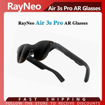 RayNeo Air 3S Pro Smart AR Glasses 135-inch HD Screen Viewing 3840Hz 1200 Nits1200Nits Brightness 3D Surround Sound Loudspeakers