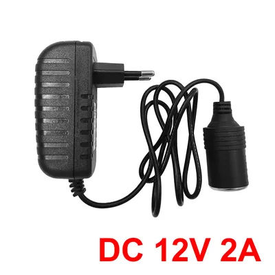 AC 100V/240V DC 12V 2A for Car Cigarette Lighter Power Adapter Socket 220V to 12 V Volt Charger Converter Home Parts Car Charger