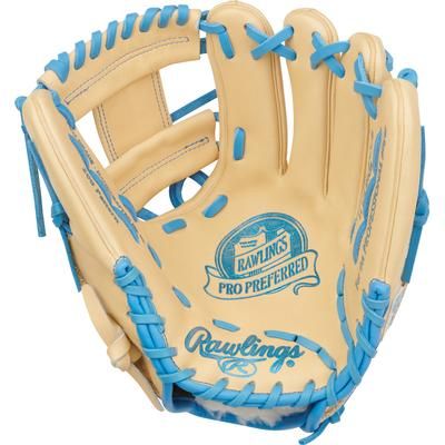 Rawlings Pro Preferred Pro I Web 11.5" Baseball Glove - Right Hand Throw Camel / Columbia Blue