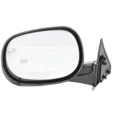 JC Whitney Mirror Textured Black, Driver Side, 1-year limited warranty JDG33L