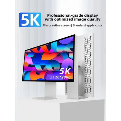 27 inch 5k monitor high definition mirror IPS screen design photography vertical screen MAC external Typec computer screen