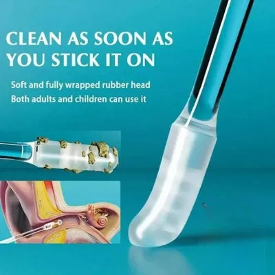 24-Piece Earwax Remover Sticks – Non-Irritating Reusable, Battery-Free, Portable, Gentle Sensitive Beige, Fits All Ears