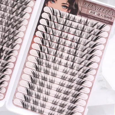 Segment Cluster False Eyelashes Upper Lower Lashes 5-13mm Fluffy DIY Extension Soft Cosplay Spiky Eyelash Clusters Daily makeup