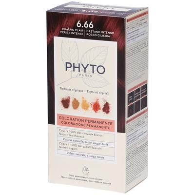 Phyto Paris Kit Colorazione Permanente Castano Rosso Intenso Ciliegia