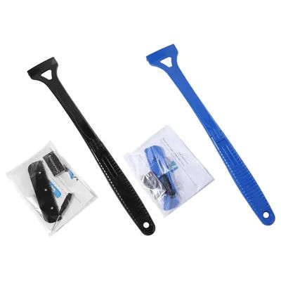 Folding Men Back Shaver Long Handle Wet or Dry Brushing Back Hair Trimmer Manual Hanging Hole Leg Razor Limited Mobility