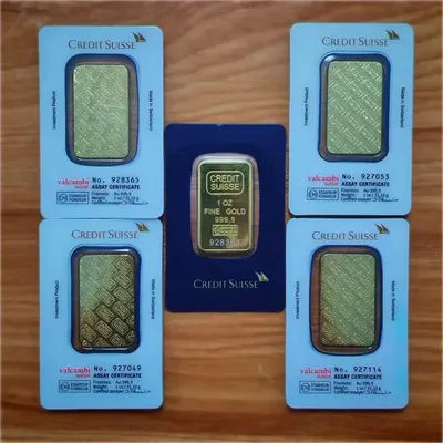 Newest 1 oz Gold Bar Gold Bullion Series with Independent Serial Number Brass Core Fake Gold Block Coins Collection Art Gifts