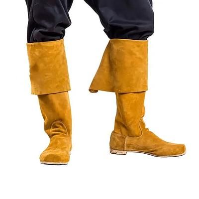 Retrò Vintage Medievale Rinascimento Scarpe Stivali jazz piatti Pirata Cavaliere Vichingo Crociato Costume Per uomo Per donna Unisex Costumi da pirata Mascherata Evento / Festa Mascherata Adulti