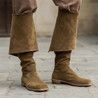 Retrò Vintage Medievale Rinascimento Scarpe Stivali jazz piatti Pirata Cavaliere Vichingo Crociato Costume Per uomo Per donna Unisex Costumi da pirata Mascherata Evento / Festa Mascherata Adulti