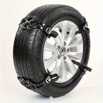 4/8 catene da neve per auto, ruote con pneumatici da fango, spesse cinture antiscivolo per auto/suv/camion, portatili, facili da montare, trazione di emergenza per auto