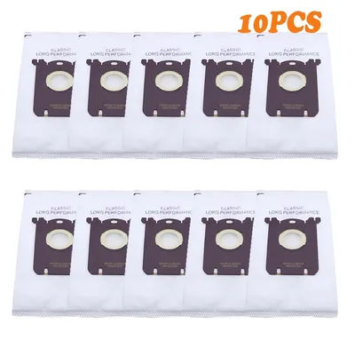 10Pcs/Lot S-Bag Vacuum Cleaner Dust Bags Compatible with AEG GR201SM Electrolux E201S Philips FC8021