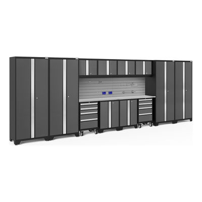 NewAge Garage Cabinets Bold Series Grey 14-Piece Set