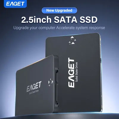EAGET S205 2.5 Inch SATA III Internal SSD Solid State Drive 128GB 256GB 512GB 1TB for Laptop Desktop PC