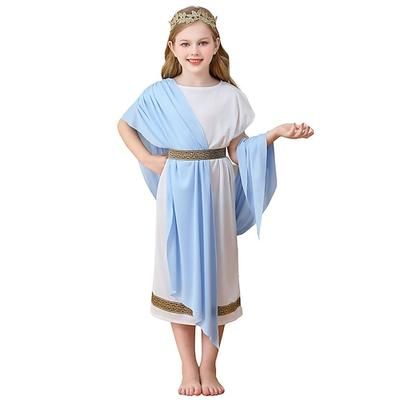 Gesù Natività di Giuseppe Costume Costume di fantasia Costumi per spettacoli di Natale Ragazze Costume Cosplay Costume di Natale Bambini Natale Capodanno Settimana del libro Feste Performance Vestito