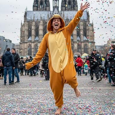 Pigiama Kigurumi Costume di fantasia Costume tutina Fantasia animale Anatra Cartone animato Caldo Fascino Costume Divertente Adulti Unisex Uomini e Donne Halloween Carnevale Feste Performance