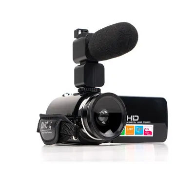 24MP Camcorder Digital Video Camera 18x Digital Zoom Camera 3 Inch LCD Screen D08A HD Digital Video Camera For Travel