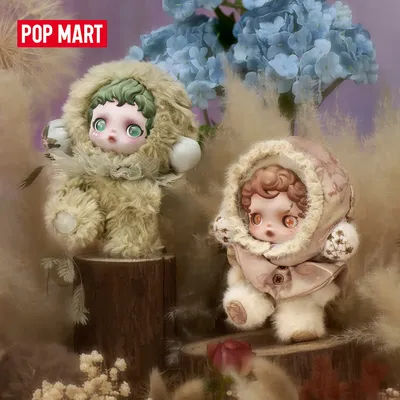 POP MART SKULLPANDA L’impressionnisme Series Plush Doll Blind Box 1/9PCS Mystery Box Collectable Plushies Popmart Cute Toys
