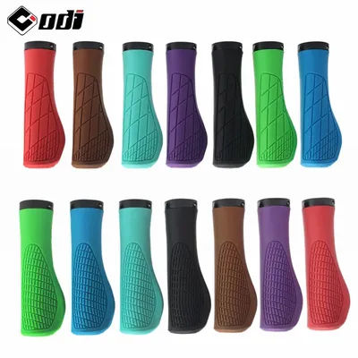 ODI Mountain Bike Grips Ergonomics Bicycle Grips Non-slip Motorcycle Scooter Grip Shock Absorption Mtb Bicycle Cuffs Lockable