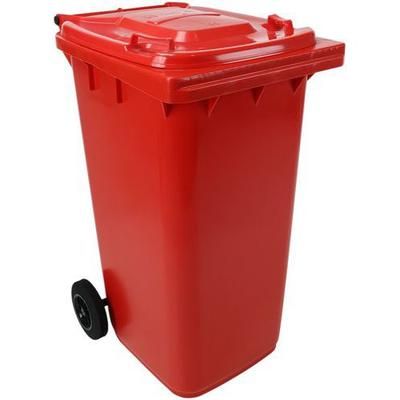 poubelle full color - 240 l - rouge - manutan