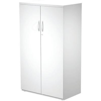 Armoire Mi-haute 2 Portes Trendy E Visual - 80x136cm - Blanc - Artarredi