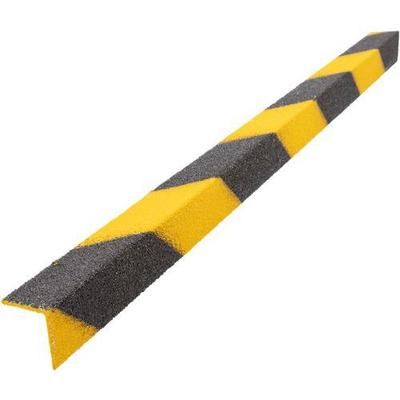 Couvre-marche Anti-dérapant-2mx55mmx55mm-noir/jaune - Coba