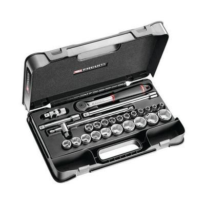 Facom 1 Coffret douilles 1/2 6 pans métriques Facom