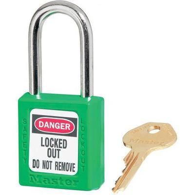 Cadenas Consignation Vert S'entrouvrant - Anse Acier - Vert - Master Lock