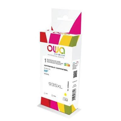 cartouche haute capacité compatible hp 935 xl yellow - owa