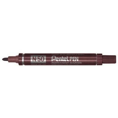 Marqueur Permanent N50 Pointe Ogive Marron - Pentel