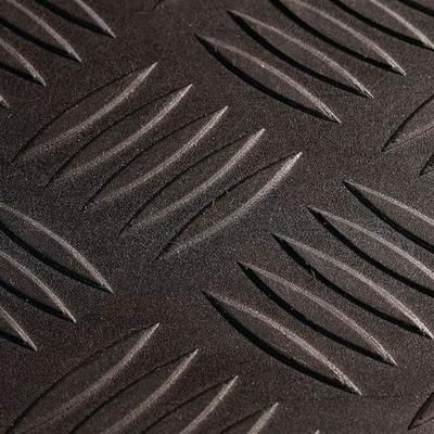 rouleau de tapis antidérapant motif larmé noir