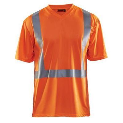 T-shirt Haute Visibilité Col V Taille M - Blaklader