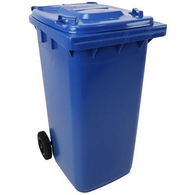 poubelle full color - 240 l - bleu - manutan