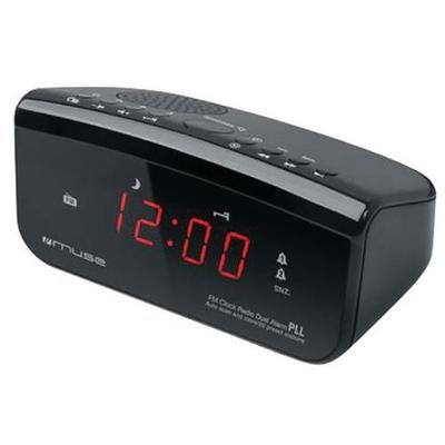 radio-réveil double alarme m-12 cr - muse