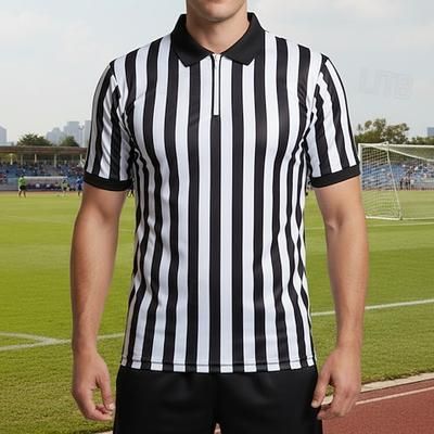 Partita mondiale di calcio 2026 T-shirt Arbitro Cosplay Adulti Per uomo Halloween Carnevale Sport Outdoor Incontro Partita di calcio Costumi di Halloween facili Vestirsi