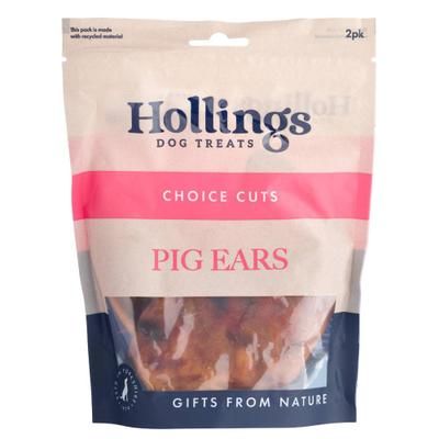 10 Pigs Ears Hollings Dog Treats