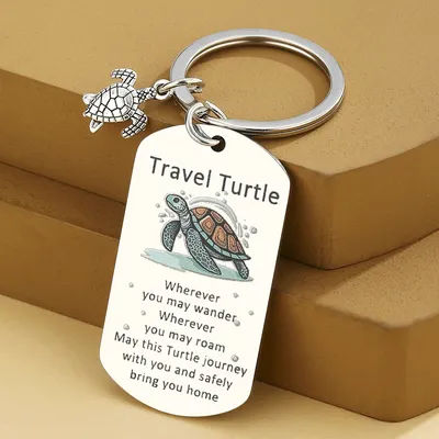 Sea Turtle Gifts For Women Men Best Travel Gifts For Travelers Women Cute Sea Turtle Keychain Funny Birthday Christmas Gift