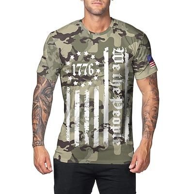 250° anniversario USA Patriotico T-shirt Bandiera USA 250 anni 1776 Innovativo Divertente Adulti Per uomo Semiquincentenario Giorno dell'Indipendenza / 4 Luglio 4 Luglio Casuale Feste Costumi di