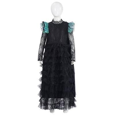Strega Fata Elphaba Vestito Abiti in tulle Costume Cosplay del film Film Notte di Valpurga Cosplay for Per donna Ragazze Adulti Halloween Carnevale Performance Con il fumetto Anime Expo