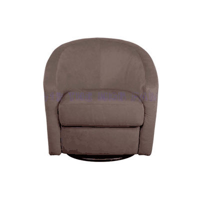Babyletto Madison Swivel Glider In Slate Microsuede Fabric