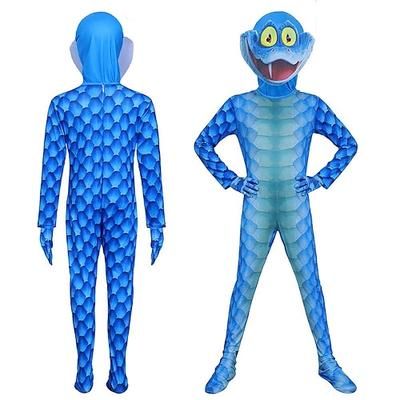 Detective degli animali Serpente Rettile Body Ragazzi Bambini Adulti Halloween Carnevale Settimana del libro Feste Performance