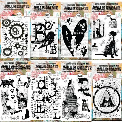 Lovely Cats and Dogs 2025 New Mouse Ostrich Stamp For Scrapbook Diary Decoration Embossing Template Diy Greeting Card Handmade
