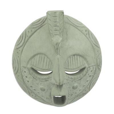 Ghanaian wood mask, 'Bird of Success' - African Wood Mask