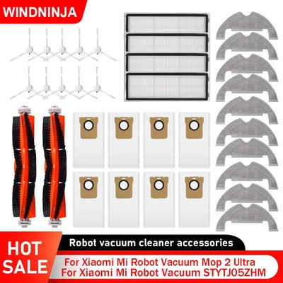 Replacement Parts For Xiaomi Mi Robot Vacuum Mop 2 Ultra STYTJ05ZHM Vacuum Main Side Brush HEPA Filter Mop Cloths Rag Dust Bags