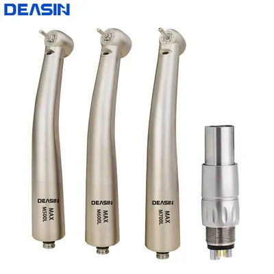 DEASIN Dental Optical LED High Speed Surgical Handpiece M500L/M600L/M700L Air Turbine For 2/4/6 Hole NSK coupler Dentist Tools